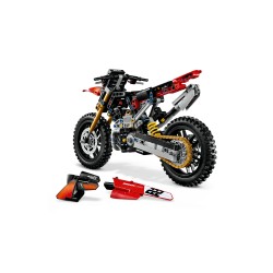 LEGO Technic 42238 Moto Ducati Desmo450 MX Factory, Kit di Modellismo con Moto Giocattolo da Collezione, Regalo Bambini 10+