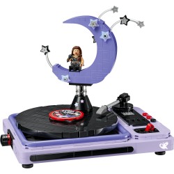 LEGO Editions 43029 La Mezzaluna del Concerto di Olivia Rodrigo, Kit con Giradischi, Vinile e Minifigure, Regalo da 14+ Anni