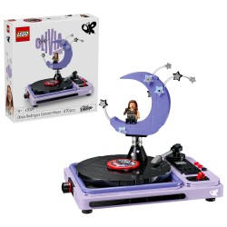 LEGO Editions 43029 La Mezzaluna del Concerto di Olivia Rodrigo, Kit con Giradischi, Vinile e Minifigure, Regalo da 14+ Anni