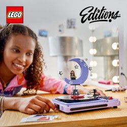 LEGO Editions 43029 La Mezzaluna del Concerto di Olivia Rodrigo, Kit con Giradischi, Vinile e Minifigure, Regalo da 14+ Anni