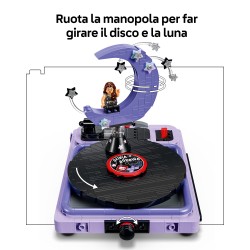 LEGO Editions 43029 La Mezzaluna del Concerto di Olivia Rodrigo, Kit con Giradischi, Vinile e Minifigure, Regalo da 14+ Anni