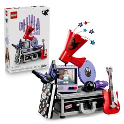 LEGO Editions 43030 La Valigetta Segreta di Olivia Rodrigo, Valigia Giocattolo con Microfono, Disco, Megafono, TV, Regalo 10+