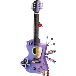 LEGO Editions 43031 La Chitarra Bicolore di Olivia Rodrigo, Kit Modellismo 3D con 2 Minifigure, Stelle e Farfalle, Regalo 14+