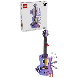 LEGO Editions 43031 La Chitarra Bicolore di Olivia Rodrigo, Kit Modellismo 3D con 2 Minifigure, Stelle e Farfalle, Regalo 14+