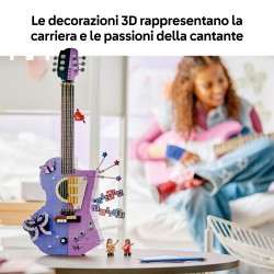 LEGO Editions 43031 La Chitarra Bicolore di Olivia Rodrigo, Kit Modellismo 3D con 2 Minifigure, Stelle e Farfalle, Regalo 14+