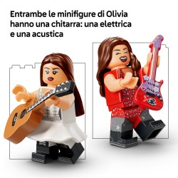 LEGO Editions 43031 La Chitarra Bicolore di Olivia Rodrigo, Kit Modellismo 3D con 2 Minifigure, Stelle e Farfalle, Regalo 14+