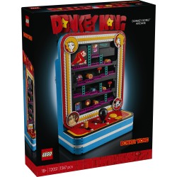 LEGO Super Mario 72051 Donkey Kong Arcade, Kit Modellismo per Adulti con Joystick e Barili, Idea Regalo da Collezione per Fan