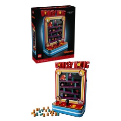 LEGO Super Mario 72051 Donkey Kong Arcade, Kit Modellismo per Adulti con Joystick e Barili, Idea Regalo da Collezione per Fan