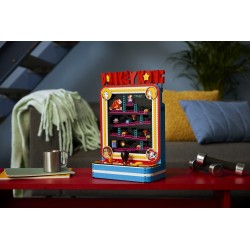 LEGO Super Mario 72051 Donkey Kong Arcade, Kit Modellismo per Adulti con Joystick e Barili, Idea Regalo da Collezione per Fan
