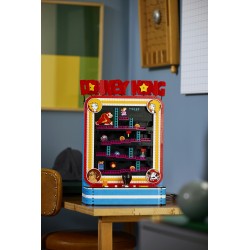 LEGO Super Mario 72051 Donkey Kong Arcade, Kit Modellismo per Adulti con Joystick e Barili, Idea Regalo da Collezione per Fan