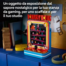 LEGO Super Mario 72051 Donkey Kong Arcade, Kit Modellismo per Adulti con Joystick e Barili, Idea Regalo da Collezione per Fan
