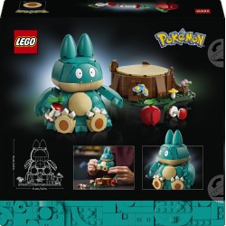 LEGO Pokémon 72150 Munchlax, Action Figure da Costruire per Adulti con Arti e Testa Snodabili, Regalo per Gamer da Collezione