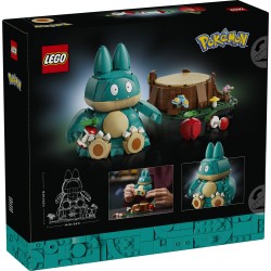 LEGO Pokémon 72150 Munchlax, Action Figure da Costruire per Adulti con Arti e Testa Snodabili, Regalo per Gamer da Collezione