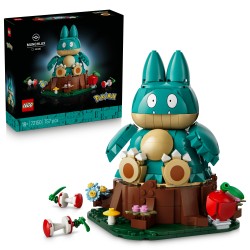 LEGO Pokémon 72150 Munchlax, Action Figure da Costruire per Adulti con Arti e Testa Snodabili, Regalo per Gamer da Collezione