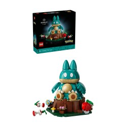 LEGO Pokémon 72150 Munchlax, Action Figure da Costruire per Adulti con Arti e Testa Snodabili, Regalo per Gamer da Collezione