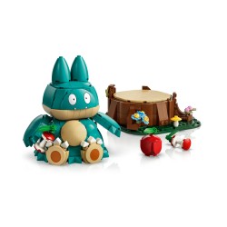 LEGO Pokémon 72150 Munchlax, Action Figure da Costruire per Adulti con Arti e Testa Snodabili, Regalo per Gamer da Collezione