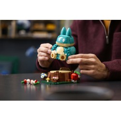 LEGO Pokémon 72150 Munchlax, Action Figure da Costruire per Adulti con Arti e Testa Snodabili, Regalo per Gamer da Collezione