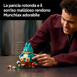 LEGO Pokémon 72150 Munchlax, Action Figure da Costruire per Adulti con Arti e Testa Snodabili, Regalo per Gamer da Collezione