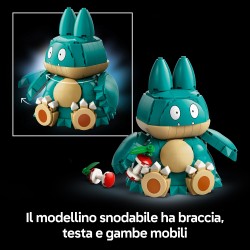 LEGO Pokémon 72150 Munchlax, Action Figure da Costruire per Adulti con Arti e Testa Snodabili, Regalo per Gamer da Collezione