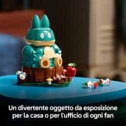 LEGO Pokémon 72150 Munchlax, Action Figure da Costruire per Adulti con Arti e Testa Snodabili, Regalo per Gamer da Collezione