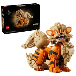 LEGO Pokémon 72160 Arcanine, Action Figure da Costruire per Adulti con Parti Snodabili, Idea Regalo per Gamer da Collezione