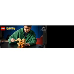 LEGO Pokémon 72160 Arcanine, Action Figure da Costruire per Adulti con Parti Snodabili, Idea Regalo per Gamer da Collezione