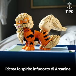 LEGO Pokémon 72160 Arcanine, Action Figure da Costruire per Adulti con Parti Snodabili, Idea Regalo per Gamer da Collezione