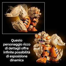 LEGO Pokémon 72160 Arcanine, Action Figure da Costruire per Adulti con Parti Snodabili, Idea Regalo per Gamer da Collezione