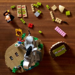 LEGO 72423 Shrek, Ciuchino e Gatto con gli Stivali, Kit Modellismo per Adulti da Esposizione con 3 Personaggi, Regalo per Fan