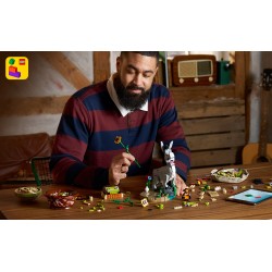LEGO 72423 Shrek, Ciuchino e Gatto con gli Stivali, Kit Modellismo per Adulti da Esposizione con 3 Personaggi, Regalo per Fan