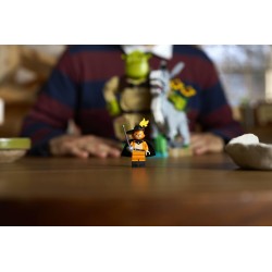 LEGO 72423 Shrek, Ciuchino e Gatto con gli Stivali, Kit Modellismo per Adulti da Esposizione con 3 Personaggi, Regalo per Fan