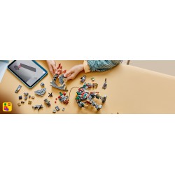 LEGO Star Wars 75451 Resa dei Conti con il Droide Sentinella al Palazzo di Jabba, Giocattolo con 4 Personaggi, Regalo da 9+