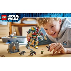 LEGO Star Wars 75451 Resa dei Conti con il Droide Sentinella al Palazzo di Jabba, Giocattolo con 4 Personaggi, Regalo da 9+
