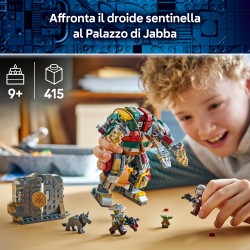 LEGO Star Wars 75451 Resa dei Conti con il Droide Sentinella al Palazzo di Jabba, Giocattolo con 4 Personaggi, Regalo da 9+