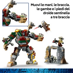 LEGO Star Wars 75451 Resa dei Conti con il Droide Sentinella al Palazzo di Jabba, Giocattolo con 4 Personaggi, Regalo da 9+