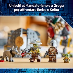 LEGO Star Wars 75451 Resa dei Conti con il Droide Sentinella al Palazzo di Jabba, Giocattolo con 4 Personaggi, Regalo da 9+