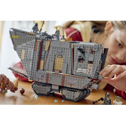 LEGO Star Wars 75453 Sandcrawler e Mudhorn Offworld, Kit con Figura di Grogu e 5 Minifigure, Regalo di Compleanno Ragazzi 14+