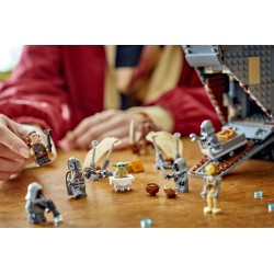 LEGO Star Wars 75453 Sandcrawler e Mudhorn Offworld, Kit con Figura di Grogu e 5 Minifigure, Regalo di Compleanno Ragazzi 14+
