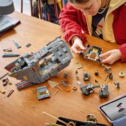 LEGO Star Wars 75453 Sandcrawler e Mudhorn Offworld, Kit con Figura di Grogu e 5 Minifigure, Regalo di Compleanno Ragazzi 14+