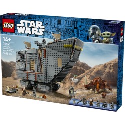 LEGO Star Wars 75453 Sandcrawler e Mudhorn Offworld, Kit con Figura di Grogu e 5 Minifigure, Regalo di Compleanno Ragazzi 14+