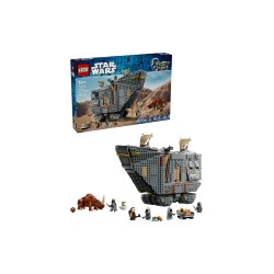 LEGO Star Wars 75453 Sandcrawler e Mudhorn Offworld, Kit con Figura di Grogu e 5 Minifigure, Regalo di Compleanno Ragazzi 14+