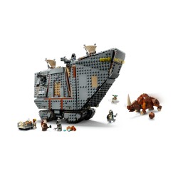 LEGO Star Wars 75453 Sandcrawler e Mudhorn Offworld, Kit con Figura di Grogu e 5 Minifigure, Regalo di Compleanno Ragazzi 14+
