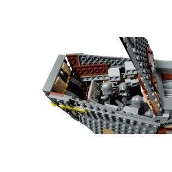 LEGO Star Wars 75453 Sandcrawler e Mudhorn Offworld, Kit con Figura di Grogu e 5 Minifigure, Regalo di Compleanno Ragazzi 14+