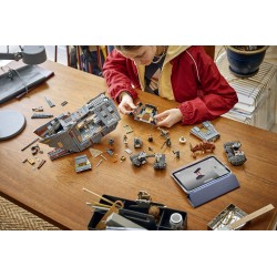 LEGO Star Wars 75453 Sandcrawler e Mudhorn Offworld, Kit con Figura di Grogu e 5 Minifigure, Regalo di Compleanno Ragazzi 14+