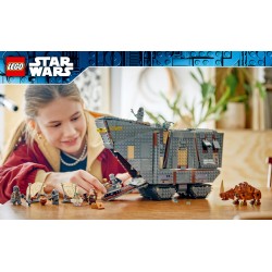 LEGO Star Wars 75453 Sandcrawler e Mudhorn Offworld, Kit con Figura di Grogu e 5 Minifigure, Regalo di Compleanno Ragazzi 14+