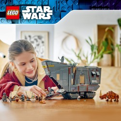 LEGO Star Wars 75453 Sandcrawler e Mudhorn Offworld, Kit con Figura di Grogu e 5 Minifigure, Regalo di Compleanno Ragazzi 14+