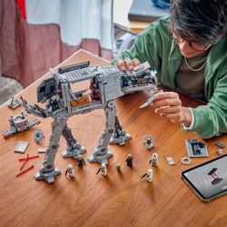 LEGO Star Wars 75454 AT-AT Imperial Remnant con INT-4, Kit con Navetta, Speeder Bike, 6 Minifigure e 1 Figura, Regalo da 10+