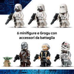 LEGO Star Wars 75454 AT-AT Imperial Remnant con INT-4, Kit con Navetta, Speeder Bike, 6 Minifigure e 1 Figura, Regalo da 10+