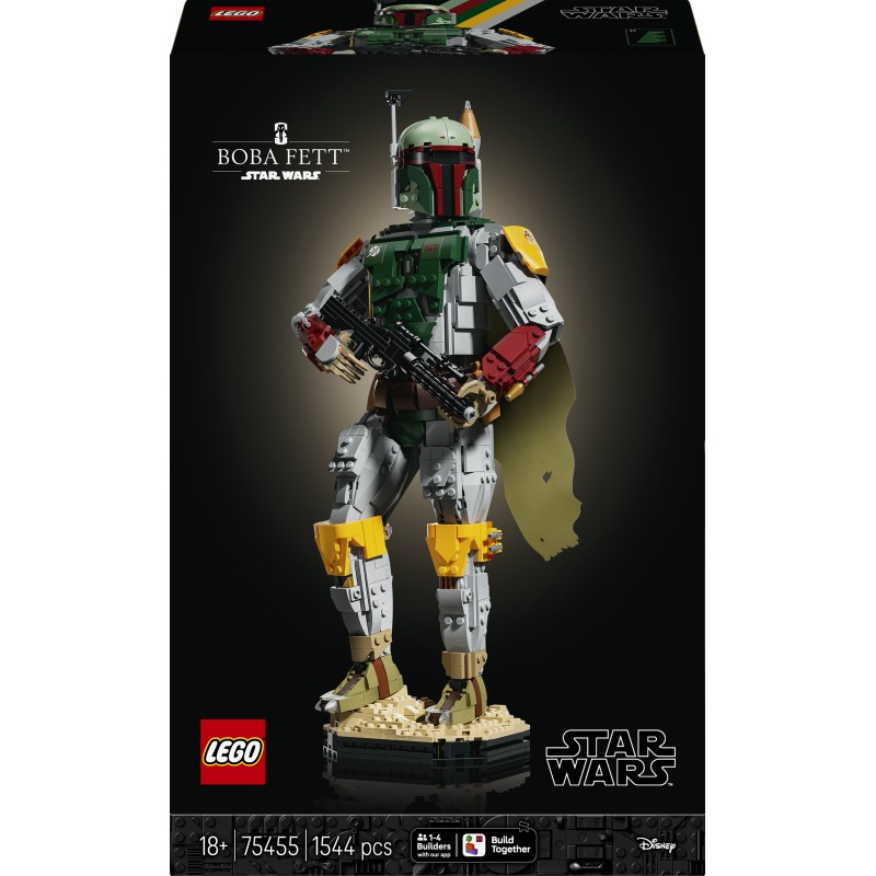 LEGO Star Wars 75455 Boba Fett Action Figure, Kit Modellismo per Adulti con Minifigure, Regalo Fan del Ritorno dello Jedi