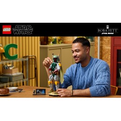 LEGO Star Wars 75455 Boba Fett Action Figure, Kit Modellismo per Adulti con Minifigure, Regalo Fan del Ritorno dello Jedi